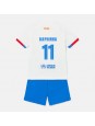 Barcelona Raphinha Belloli #11 Venkovní dres pro děti 2023-24 Krátký Rukáv (+ trenýrky)